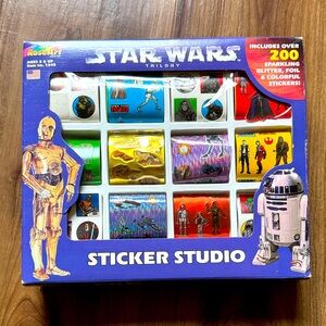 Vintage Roseart 1997 Starwars Trilogy Sticker set